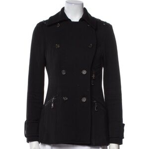 Andrew Marc || Marc New York Cadet Double
Breasted Wool Coat Black - NWT